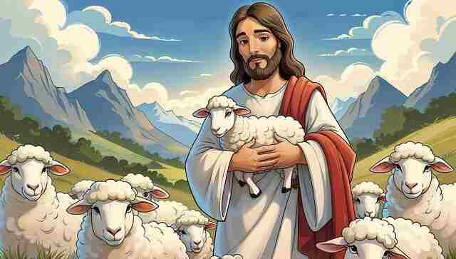 Jesus lamm i famnen rosario vilbar jesus 9622329 640